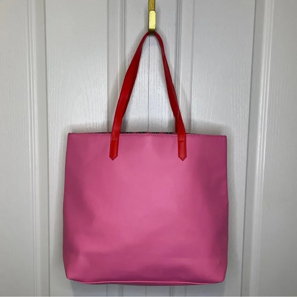 NWOT Juicy Couture Just Say Oui Tote Bag Bubblegum Pink and Red